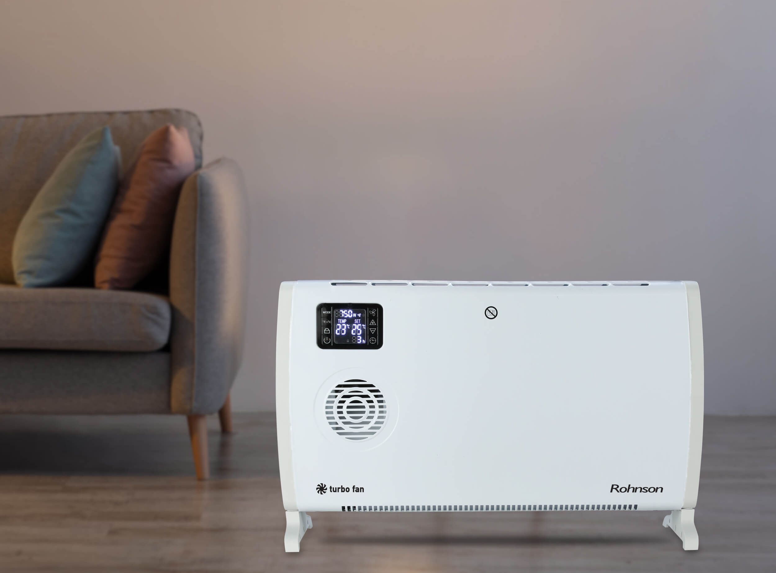 Rohnson Elektrický konvektor s diaľkovým ovládaním R-082 Turbo Fan 4